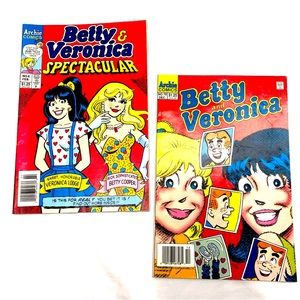 Set of 2 Betty & Veronica Comic Books Archie Comics 90s